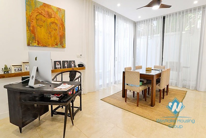 Gorgeous scandinavian style 4 bedrooms villa for rent in Tay Ho, Hanoi 
